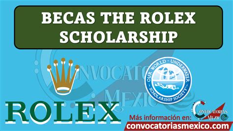 rolex scholarship